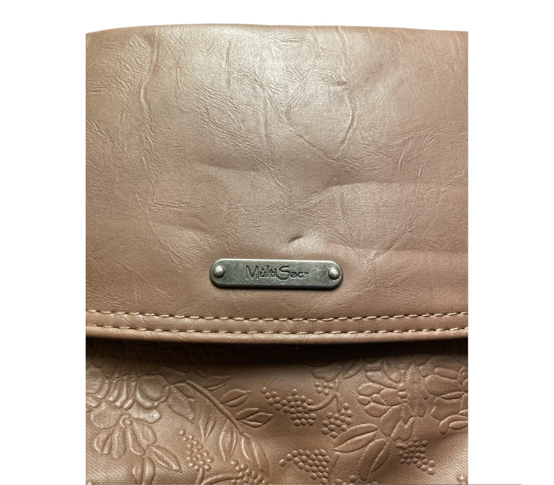 •Multi Sac Crossbody Floral Vinyl Bag