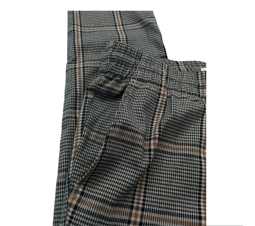 •PacSun Arlo Brown Plaid Trouser Pants