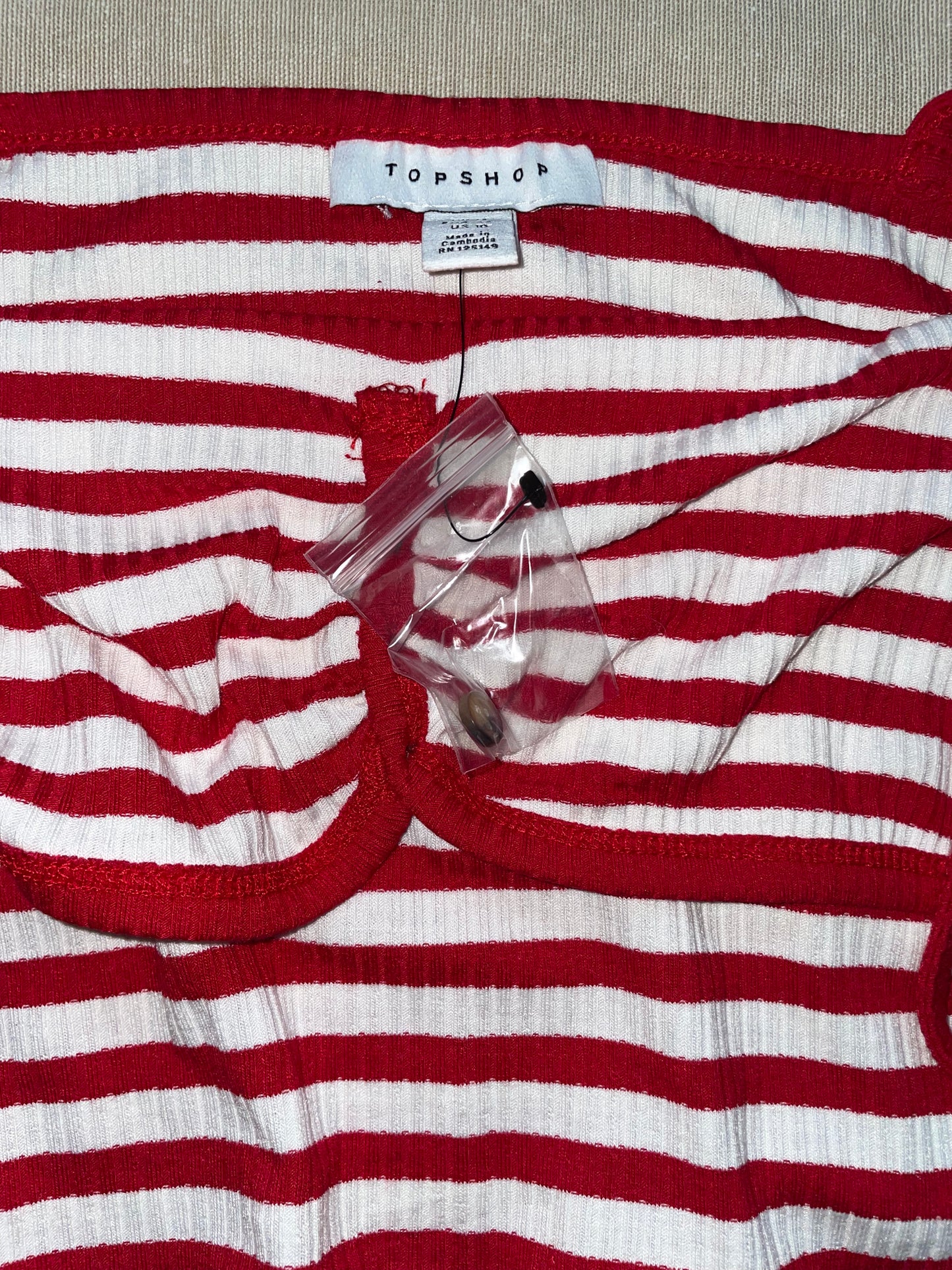 •TopShop spaghetti strap crop top