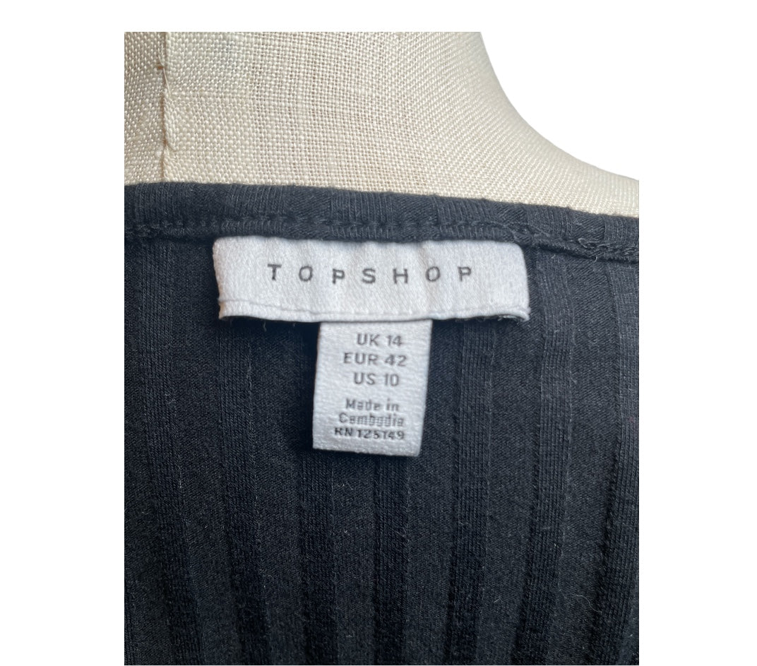 •Topshop Black Tank top
