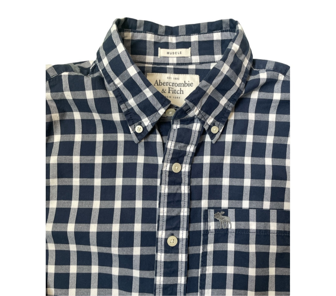 •Abercrombie and Fitch Men's Plaid Shirt