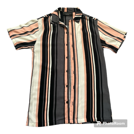 •No Boundaries Men’s Stripes Casual Shirt