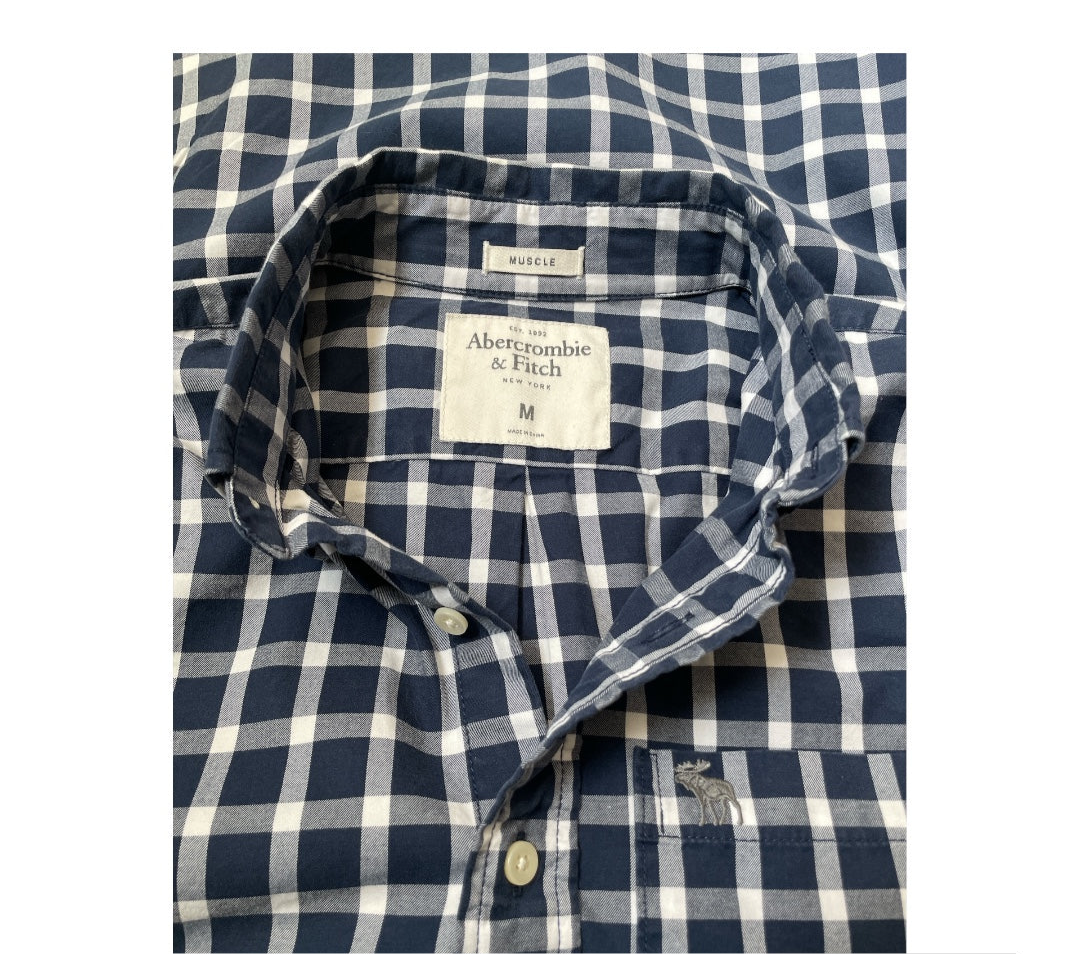 •Abercrombie and Fitch Men's Plaid Shirt