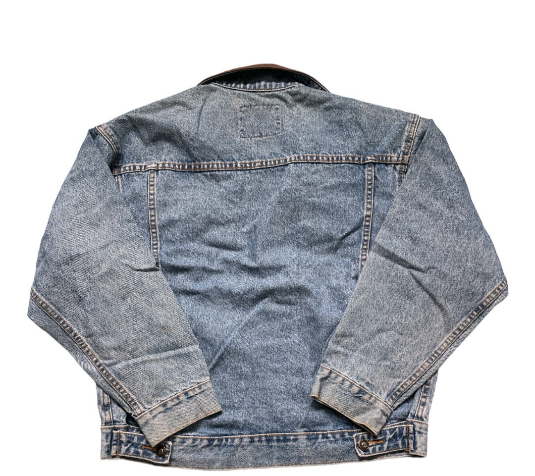 •Vintage y2k Express Jeans Heavyweight Denim Jean Jacket Shirt