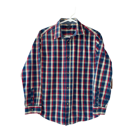 •Náutica Boys Plaid Dress Shirt